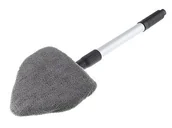 Ładowarki samochodowe - Myjka do szyb z mikrofibry, trójkątna, uchwyt aluminiowy teleskopowy 38 - 52 cm - miniaturka - grafika 1