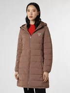Płaszcze damskie - GUESS - Damski płaszcz pikowany, różowy - miniaturka - grafika 1