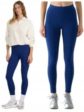 4F Legginsy Dzianinowe Bawełniane Getry Klasyczne Wysoki Stan TTIGF195 r M