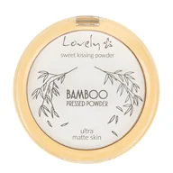 Pudry do twarzy - Lovely Bamboo Pressed Powder transparenty matujący puder prasowany do twarzy 10g - miniaturka - grafika 1
