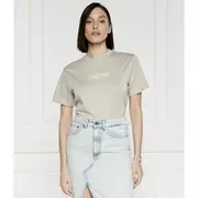 Koszulki i topy damskie - Calvin Klein T-shirt COORDINATES | Regular Fit - miniaturka - grafika 1