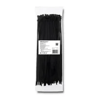 Pozostałe akcesoria sieciowe - QOLTEC Opaski zaciskowe 4.8x300mm nylon UV 100szt. czarne (52208) - miniaturka - grafika 1