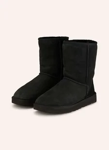 Ugg Botki Na Platformie Classic Mini Platform schwarz - UGG - Botki damskie - miniaturka - grafika 1