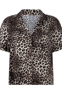 Hunkemöller Satynowa narzutka Czarny - Biustonosze - miniaturka - grafika 1