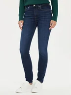 Spodnie damskie - Tommy Hilfiger Jeansy Como WW0WW42485 Granatowy Skinny Fit - miniaturka - grafika 1