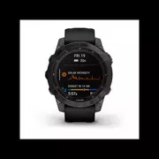 Smartwatch - Garmin Fenix 7 Sapphire Solar Tytan Czarny - miniaturka - grafika 1