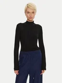 Swetry damskie - Boss Golf Fatirami 50523736 Czarny Slim Fit - miniaturka - grafika 1