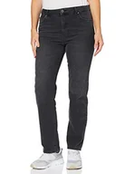 Spodnie damskie - VERO MODA Jeansy damskie o prostym kroju VMCARLA High Waist, czarny, 27W x 30L - miniaturka - grafika 1