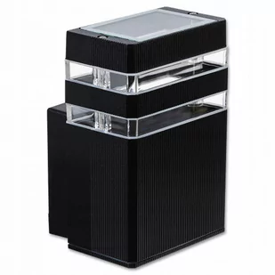 LVT Lampa elewacyjna - kinkiet ogrodowy - oprawa zewnętrzna GU10 LED Inez - Czarna OO0650 - Lampy ogrodowe - miniaturka - grafika 1