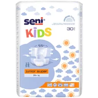 Pieluchy - Seni Kids, pieluchomajtki, Junior Super, od 20 kg, 30 sztuk - miniaturka - grafika 1