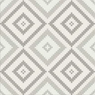 Płytki ceramiczne - Gres szkliwiony LOVELY PATCHWORK SCANDI STYLE white-grey mat 29,8x29,8 gat. II - miniaturka - grafika 1