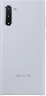 Samsung Etui Silicone Cover Galaxy Note 10 Srebrny EF-PN970TSEGWW - Etui i futerały do telefonów - miniaturka - grafika 1