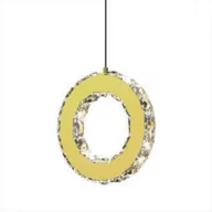 Lampy sufitowe - Wisząca lampa ze ściemniaczem Girona MD3713-1-3GT Zumaline LED 10W 3000K złoty - miniaturka - grafika 1