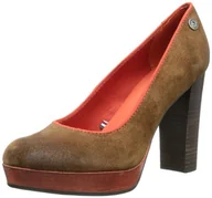 Czółenka - Hilfiger Denim PENELOPE 2B EN56816221 czółenka damskie, brązowy - Braun Cognac Red Clay 606-38 EU - miniaturka - grafika 1