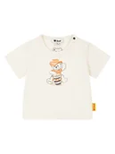 Kaftaniki dla niemowląt - Steiff Koszulka w kolorze kremowym - miniaturka - grafika 1