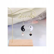 Biżuteria dla dzieci - KOLCZYKI WISZĄCE YIN YANG - miniaturka - grafika 1
