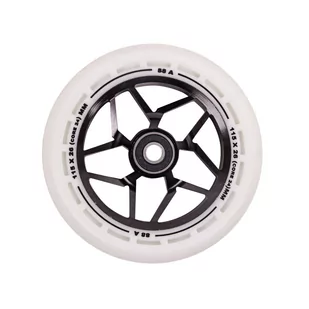 LMT Kółka do hulajnogi LMT L Wheel 115 mm z łożyskami ABEC 9, Czarno-zielony 22380-3 - Akcesoria do skatingu - miniaturka - grafika 1