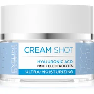 Kremy do twarzy - Eveline Cosmetics Cream Shot Hyaluronic Acid krem intensywnie nawilżający do skóry suchej i bardzo suchej 50 ml - miniaturka - grafika 1