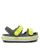 Buty dla chłopców - Crocs Sandały Crocband Cruiser Sandal T 209424 Szary - miniaturka - grafika 1