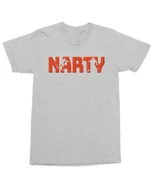 Koszulki i topy damskie - Koszulka narciarska NARTY dla Narciarza na Stok Zima w Góry Szara L - miniaturka - grafika 1