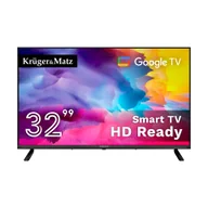 Telewizory - Kruger&Matz 32" HD Google TV 5.0, DVB-T2/S2/T/C H.265 HEVC - miniaturka - grafika 1