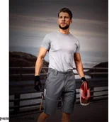 Spodnie sportowe męskie - ARDON URBAN szorty spodenki 65 % poliester, 35 % bawełna, canvas, ok. 270 g/m2 Tabiflex - stretch, 10 kieszeni na - szary H6500 54 - miniaturka - grafika 1