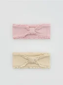 Majtki dla dzieci - Reserved - Bawełniana opaska na głowę 2 pack - wielobarwny - miniaturka - grafika 1