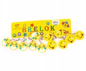 Breloki - Uśmiech Emotka Brelok Do Kluczy Zestaw 12Szt - miniaturka - grafika 1