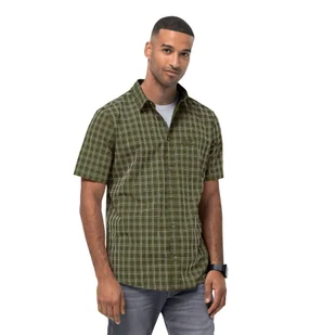 Koszula męska HOT SPRINGS SHIRT M greenwood checks - S - Koszule męskie - miniaturka - grafika 1
