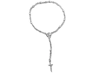 Bransoletki - Srebrna bransoletka 925 różaniec 3,4g prezent - miniaturka - grafika 1