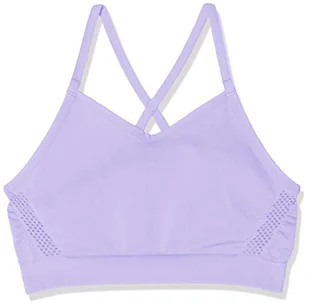 Nike dziewczęcy G Nike bezszwowy suchy biustonosz sportowy Purple Agate/(White) XS - Biustonosze - miniaturka - grafika 1