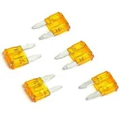 Bezpieczniki elektryczne - Bezpieczniki płytkowe MINI 100 szt 5A 20x 0472 - miniaturka - grafika 1
