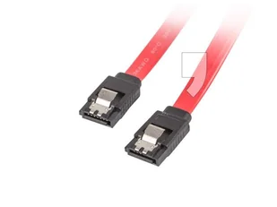 LANBERG LANBERG Kabel SATA DATA III 0.5M Metalowe zatrzaski (CA-SASA-14CU-0050-R) - Kable komputerowe i do monitorów - miniaturka - grafika 3