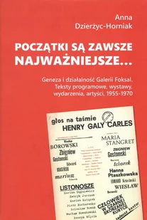 Początki są zawsze najważniejsze$914 Anna Dzierżyc-Horniak - Książki o kulturze i sztuce - miniaturka - grafika 2