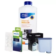 Akcesoria i części do ekspresów do kawy - Zestaw Philips Saeco - Filtr Philips Aquaclean CA6903, Uniwersalny Odkamieniacz 1L, Philips CA6704/10 Tabletki Czyszczące - miniaturka - grafika 1