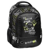 Plecaki - Plecak 2-komorowy Smiley SM25LT-260 - PASO - miniaturka - grafika 1
