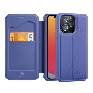 Dux Ducis Skin X kabura etui pokrowiec z klapką iPhone 13 Pro niebieski - Etui i futerały do telefonów - miniaturka - grafika 1