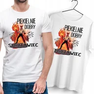 Koszulki męskie - T-Shirt Dla Sportowca biały Na Prezent z Dowolnym Nadrukiem Zdjęciem Gift - miniaturka - grafika 1