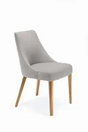 Krzesła - Caro 2 krzesło tapicerowane tkanina do wyboru nogi buk naturalny - miniaturka - grafika 1