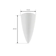 Lampy ścienne - Kinkiet Lindby Pascali, wysokość 42 cm, biały, gips - miniaturka - grafika 1