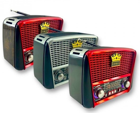Retro Bluetooth Solar USB RX-BT455S