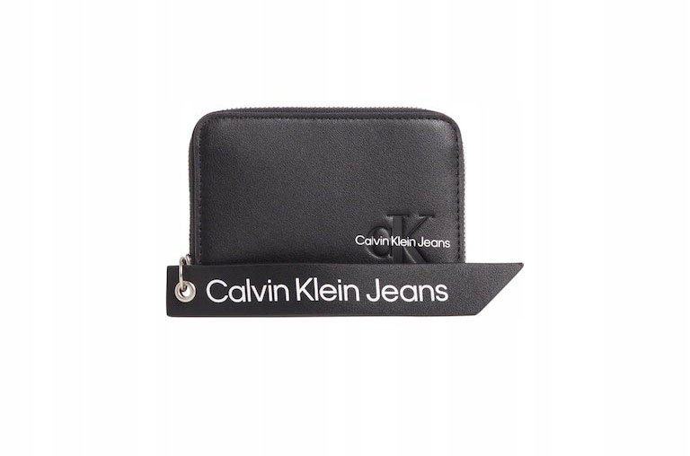 Calvin klein portfel damski mały sculpted czarny