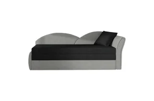 nabbi Sofa rozkładana Arco P - czarna/jasnoszara - Sofy i kanapy - miniaturka - grafika 1