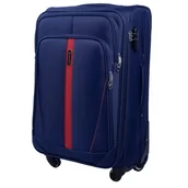 Walizki - [ C330 ] Walizka Średnia RUBY (M) Blue - miniaturka - grafika 1