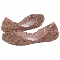 Baleriny - Buty Damskie Baleriny Melissa Campana Papel Beżowe - miniaturka - grafika 1