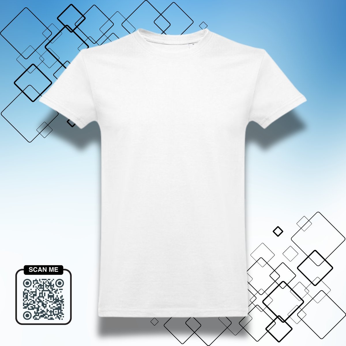 T-Shirt Koszulka uniwersalna bez nadruku biała rozmiar XS 100% bawełna