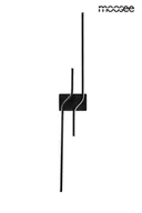 Lampy ścienne - Kinkiet MOOSEE lampa ścienna ROCHE 100 czarna - miniaturka - grafika 1