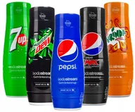 Syropy i koncentraty owocowe - Zestaw 5 syropów Sodastream - miniaturka - grafika 1
