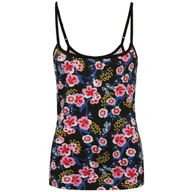 Koszulki sportowe damskie - Damski podkoszulek Loap Abesis Rozmiar: M / Kolor: czarny/różówy - miniaturka - grafika 1