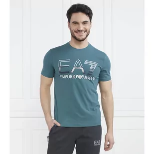 EA7 T-shirt | Regular Fit - Koszulki męskie - miniaturka - grafika 1
